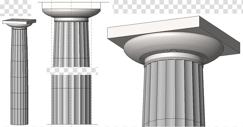 Renaissance Revit: Creating Classical Architecture with Modern Software (Color Edition) Column Autodesk Revit Doric order, column transparent background PNG clipart
