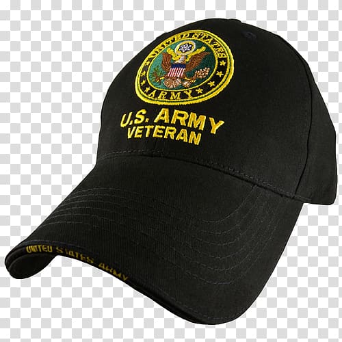 Baseball cap United States Veteran Military Army, baseball cap transparent background PNG clipart