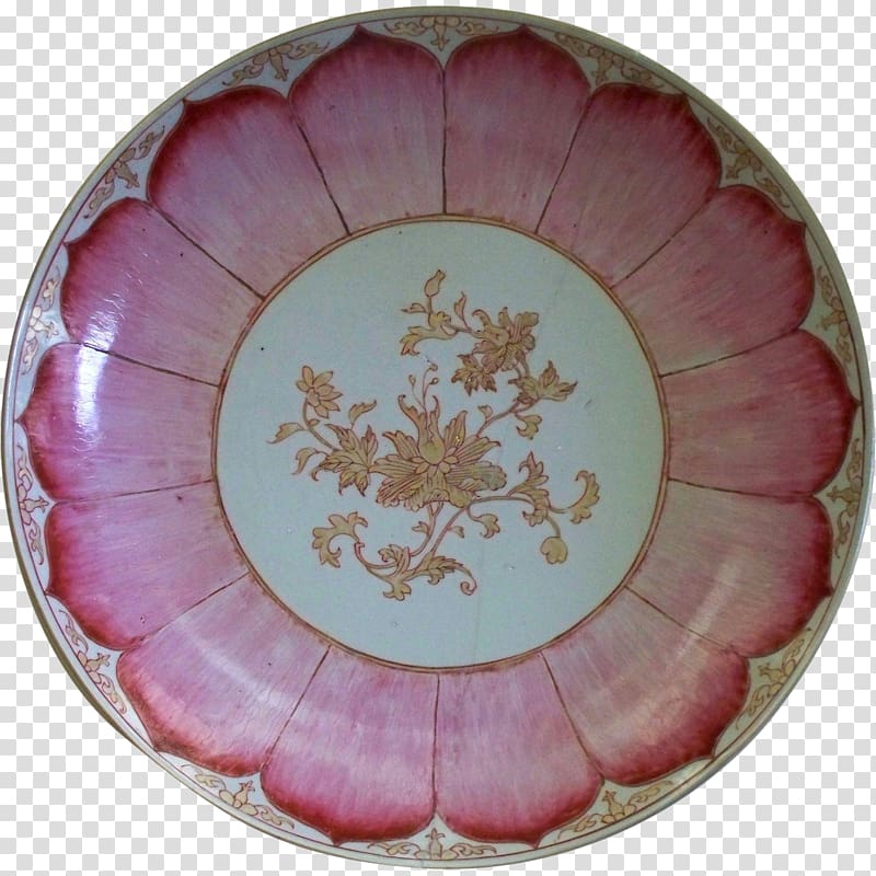 18th century Plate Tableware China Chinese export porcelain, Plate transparent background PNG clipart