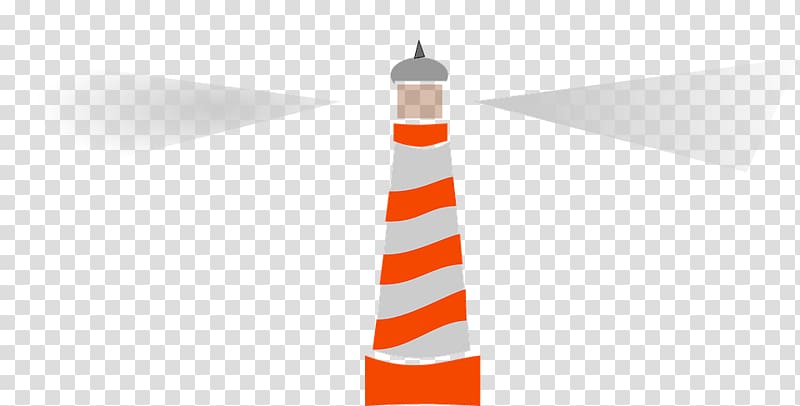 orange and gray striped lighthouse illustration, Lighthouse 2 Rays Of Light transparent background PNG clipart