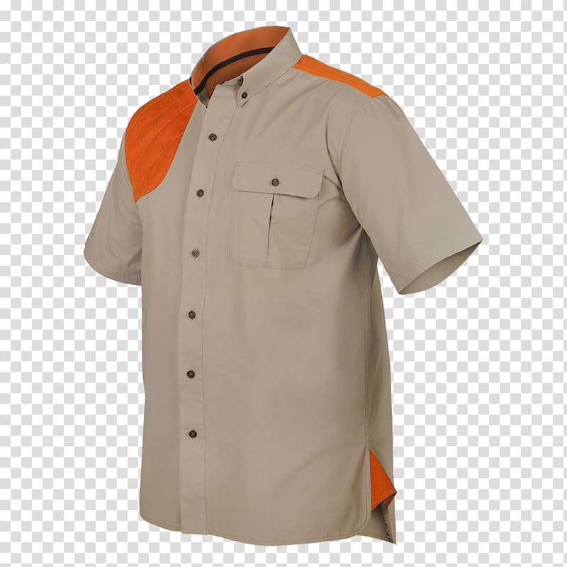 Sleeve Cotton Shirt Button Collar, Khks transparent background PNG clipart