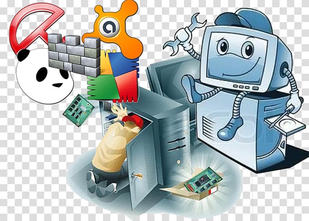 Technical Support Laptop Computer Software Computer repair technician, On Computer transparent background PNG clipart