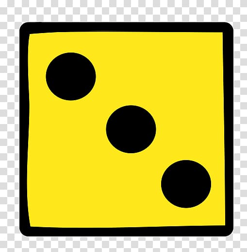 Itasca Independent School District Smiley Board game , yellow dice 1 transparent background PNG clipart