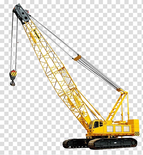 Crane クローラークレーン Heavy Machinery XCMG, crane transparent background PNG clipart