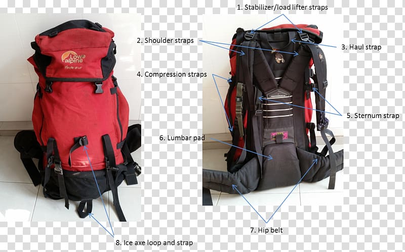 Hiking equipment Backpack Golf, backpack transparent background PNG clipart