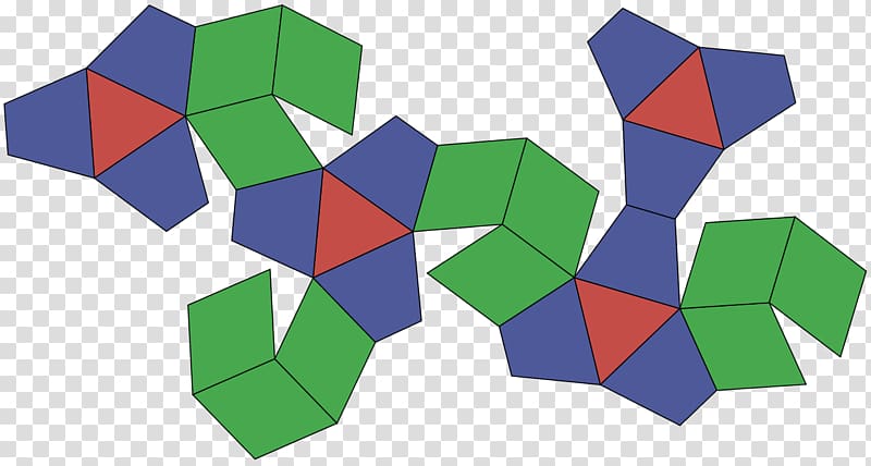 Tetrated dodecahedron Net Near-miss Johnson solid, Face transparent background PNG clipart