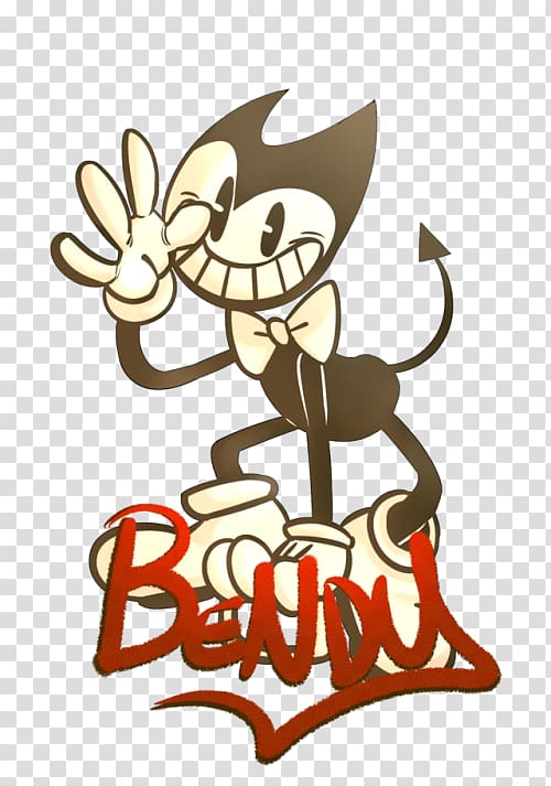 Bendy and the Ink Machine Video game Fan art Roblox, bacon soup bendy transparent background PNG clipart