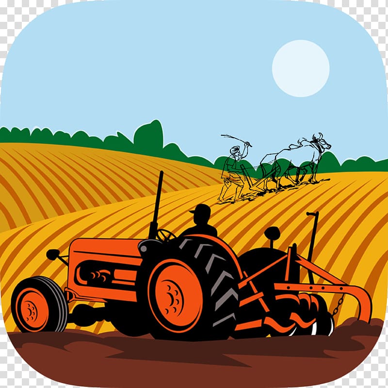 Agriculture Agricultural machinery Tractor Field, tractor transparent background PNG clipart