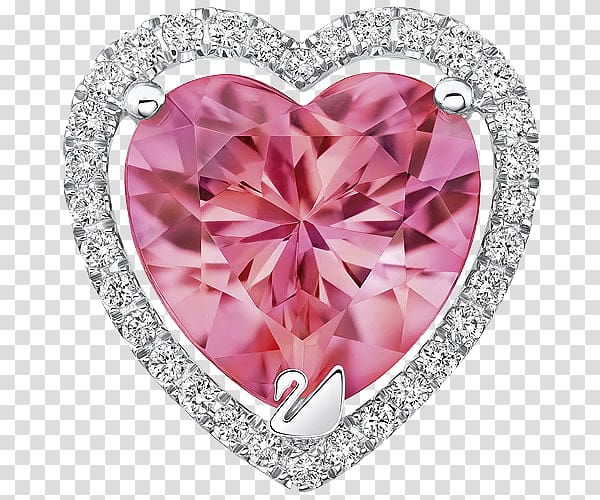 pink heart-shape gemstone , Pendant Jewellery Swarovski AG Gemstone, Swarovski Jewellery Heart Pendant transparent background PNG clipart