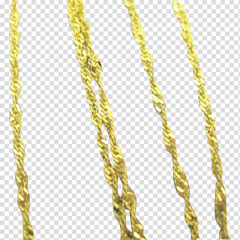 Curb chain Necklace Colored gold, chain transparent background PNG clipart