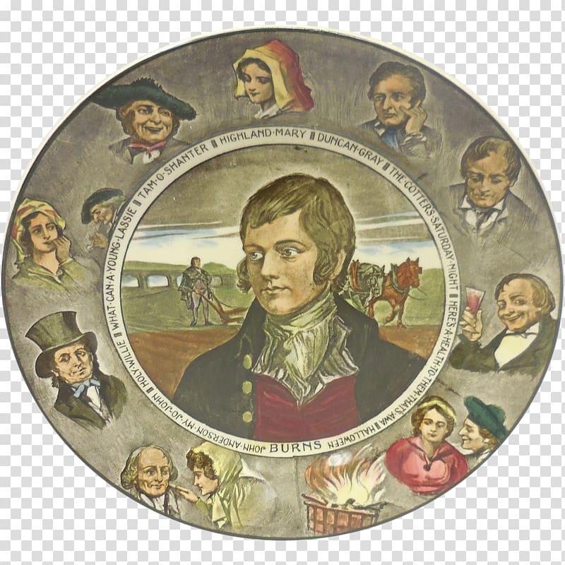 Robert Burns Royal Doulton, others transparent background PNG clipart