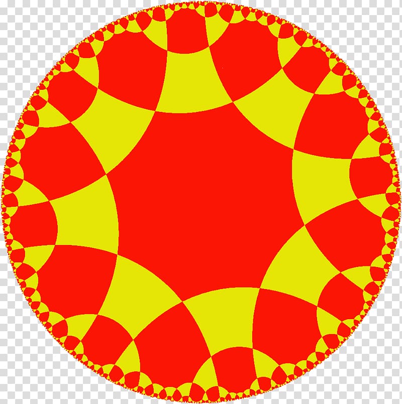 Hyperbolic geometry Tetrahexagonal tiling Plane Symmetry, Plane transparent background PNG clipart
