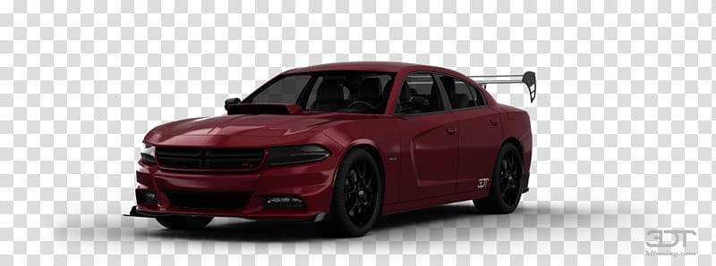 Mid-size car Alloy wheel Compact car Automotive lighting, 2015 Dodge Charger transparent background PNG clipart