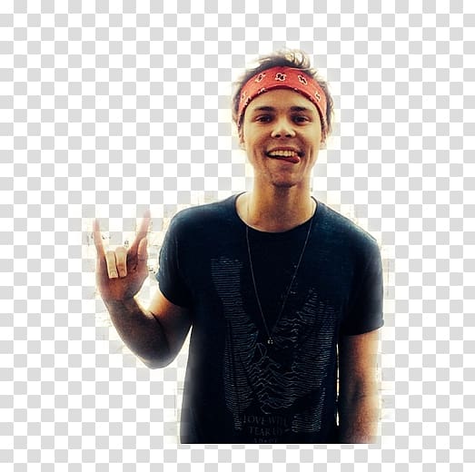 Ashton Irwin Kerchief 5 Seconds of Summer She Looks So Perfect, 5 seconds of summer transparent background PNG clipart