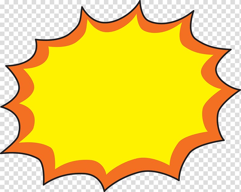 Explosion , comics transparent background PNG clipart