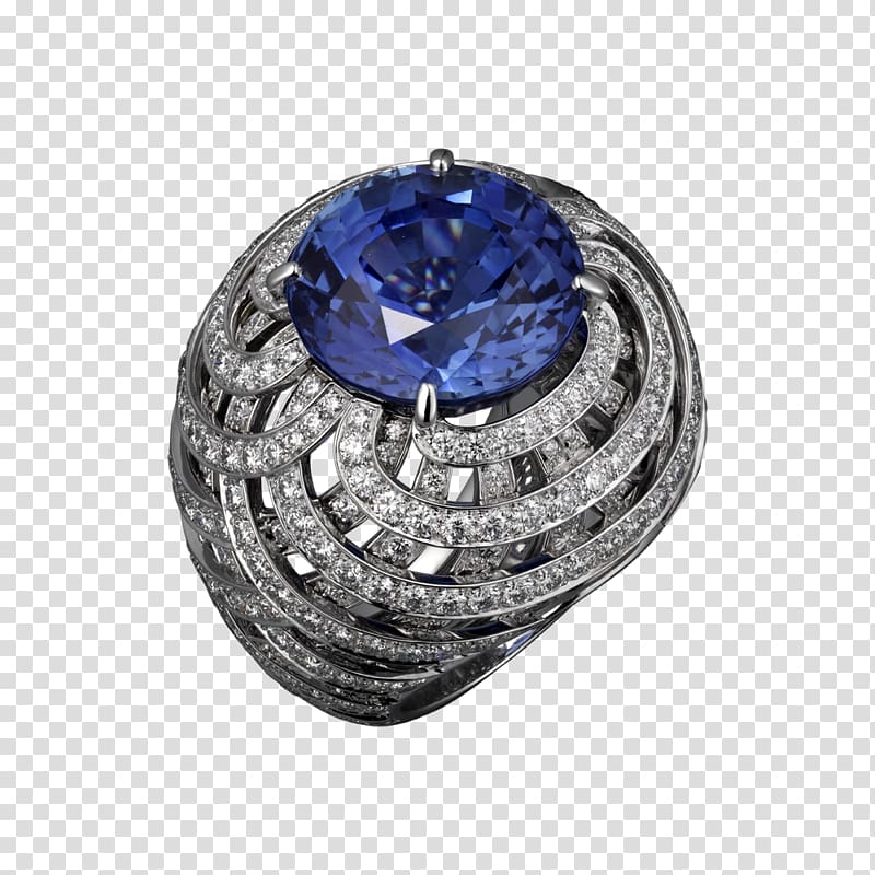 Sapphire Ring Cartier Jewellery Diamond, sapphire transparent background PNG clipart