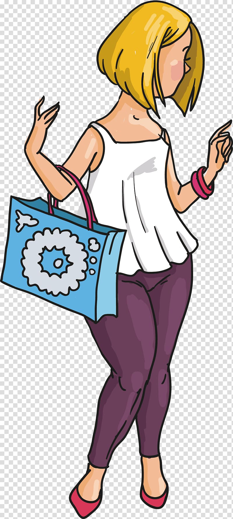 Shopping Woman , Shopping woman transparent background PNG clipart