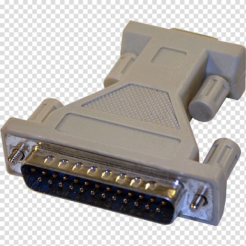 Adapter Serial cable Electrical connector Serial port Computer port, printer transparent background PNG clipart