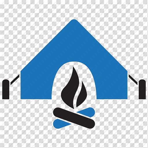 black and blue tent illustration, Camping Tent Outdoor Recreation Computer Icons Campfire, Camping transparent background PNG clipart