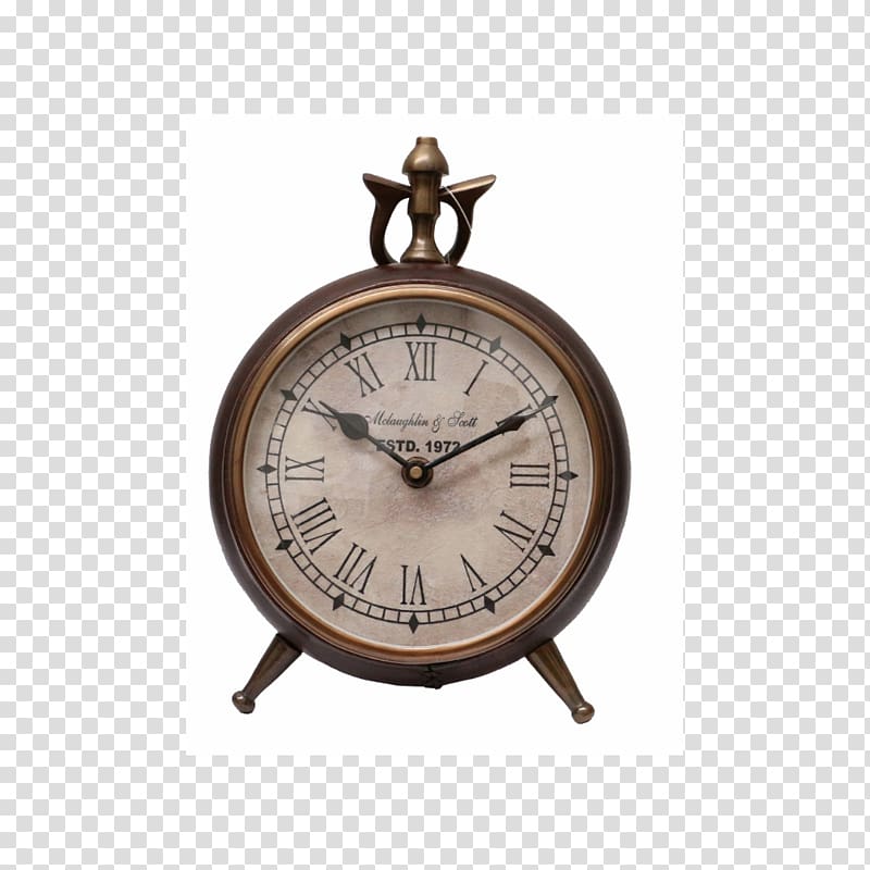 Alarm Clocks Pendulum Metal, clock transparent background PNG clipart