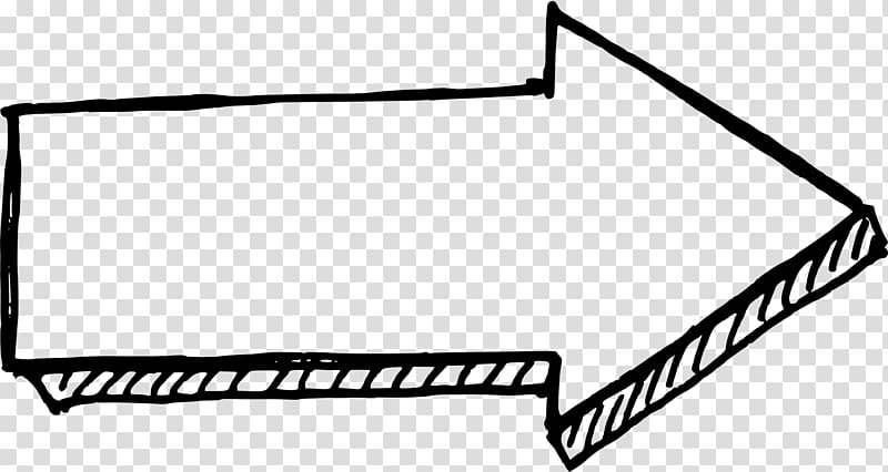 Drawing Arrow, sketch transparent background PNG clipart