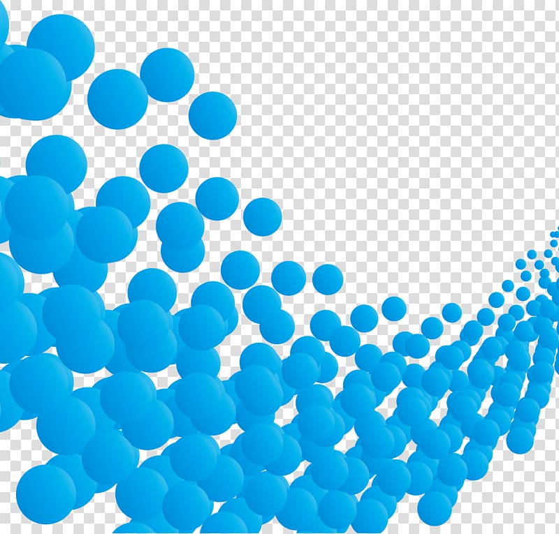 blue bubbles , Bubble Dots Blue Euclidean , illustration blue bubbles transparent background PNG clipart