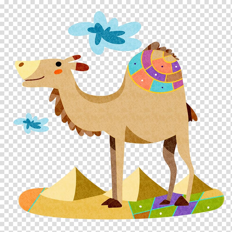 Camel Horse Cartoon, Cartoon animal camel transparent background PNG clipart