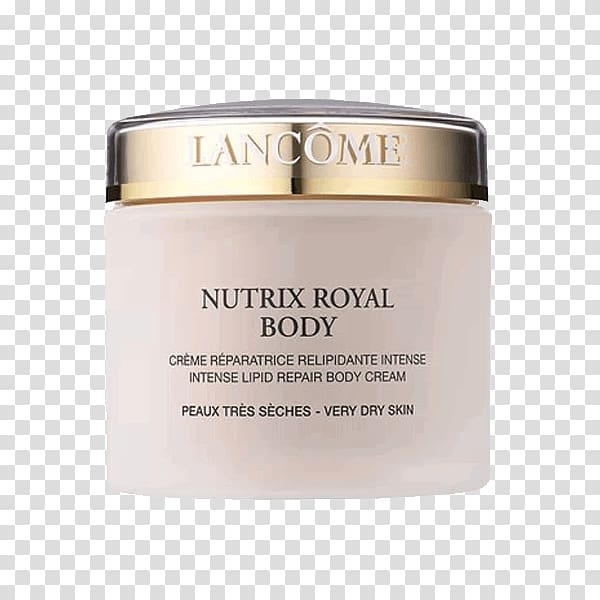 Lancôme Nutrix Royal Body Lotion Cream Moisturizer, perfume transparent background PNG clipart