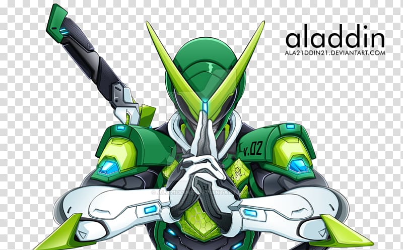 Overwatch PlayStation 4 Sentai Genji Art, COOLER transparent background PNG clipart