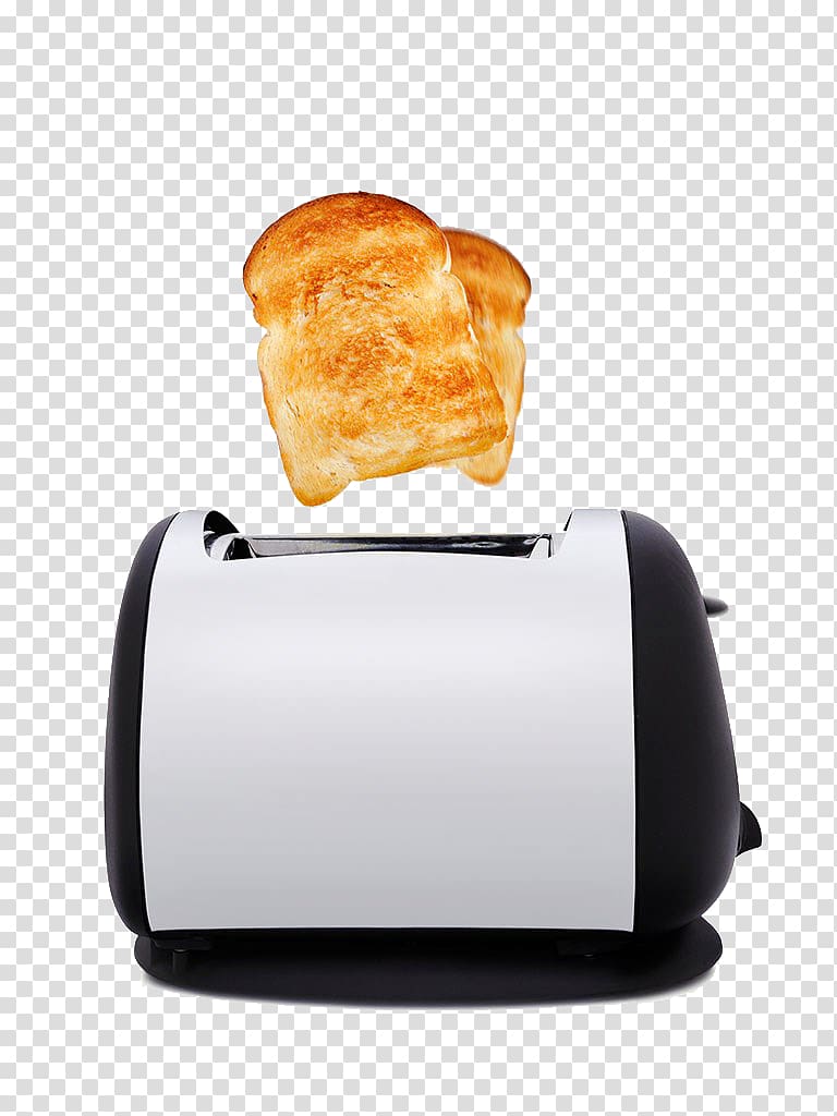 Toaster Home appliance Kettle Oven, Toaster and bread transparent background PNG clipart