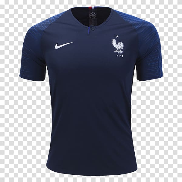 2018 World Cup France national football team T-shirt Jersey, World Cup 2018 jersey transparent background PNG clipart