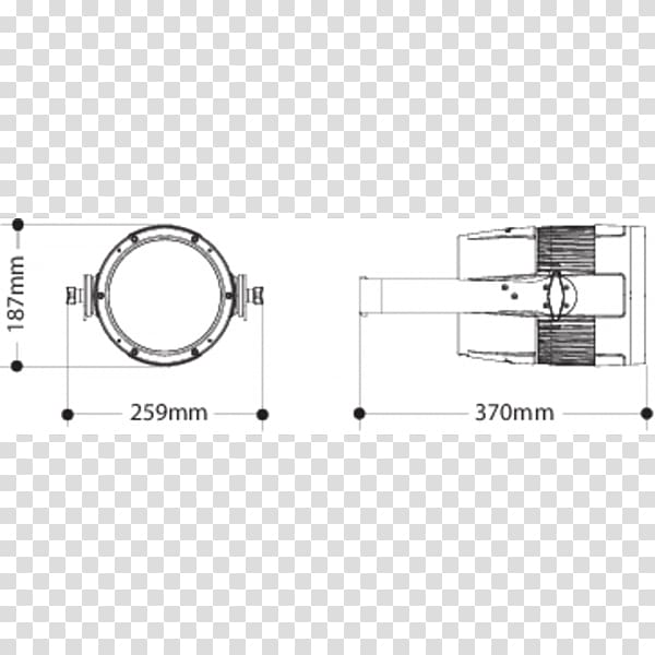 Light-emitting diode LED stage lighting IP Code Reflecting telescope, light transparent background PNG clipart