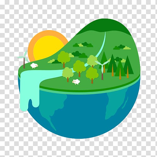 Half-Earth Natural environment Ecology Biology, earth transparent background PNG clipart