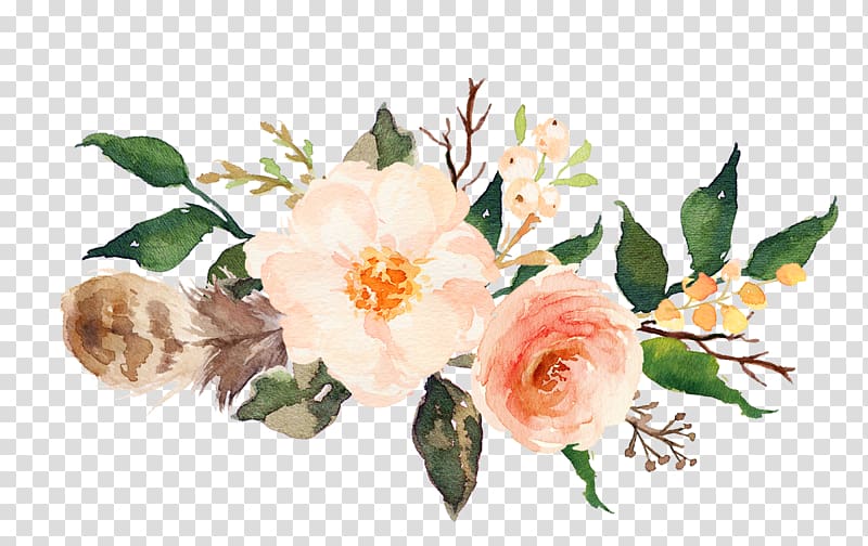 orange and green roses illustration, Paper Wedding invitation Printing Love, Beautifully decorated LOGO transparent background PNG clipart