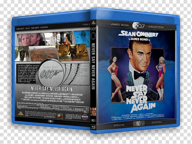 James Bond Blu-ray disc Poster Film DVD, 007 sean connery transparent background PNG clipart