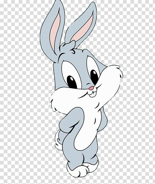 Bugs Bunny Tweety Looney Tunes Cartoon, Cute rabbit transparent background PNG clipart