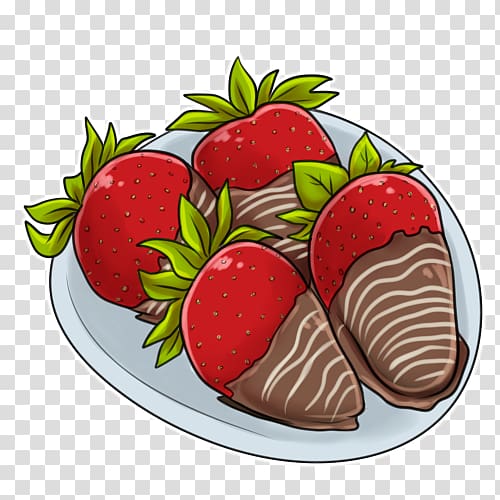 Strawberry Chocolate-covered fruit Food , strawberry transparent background PNG clipart
