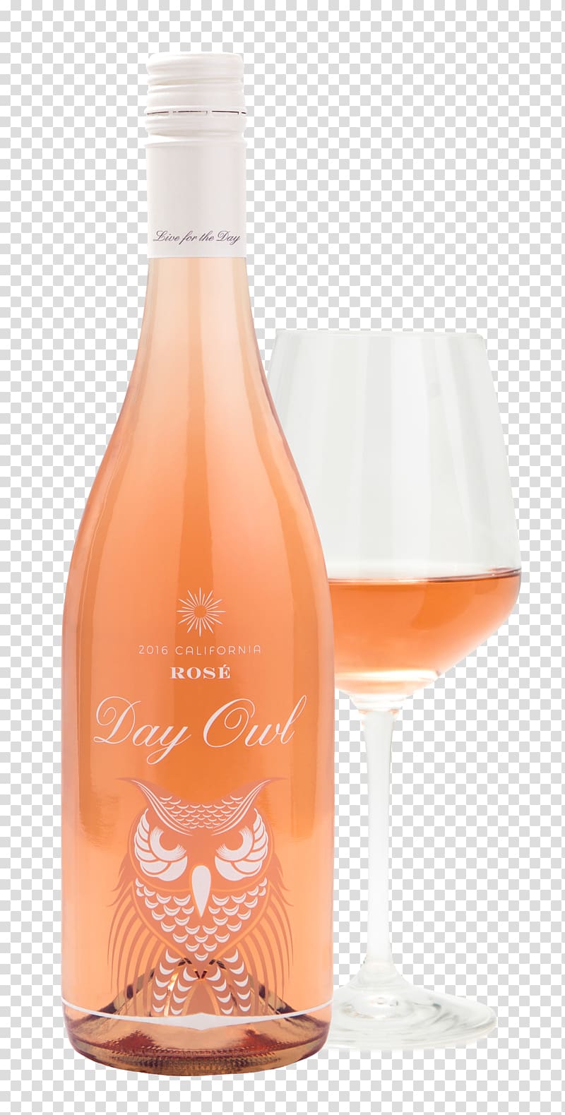 Rosé Wine glass Bottle Distilled beverage, rose transparent background PNG clipart