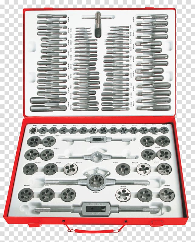 Tap and die Cossinete ISO metric screw thread Tap wrench, Tap And Die transparent background PNG clipart
