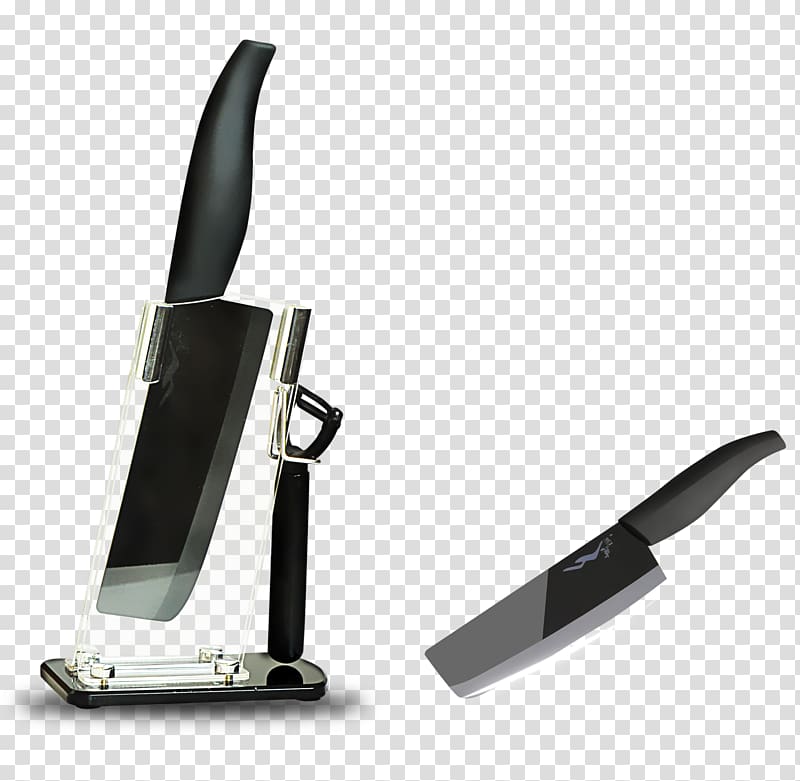 Kitchen knife Ceramic knife, Creative kitchen knives transparent background PNG clipart