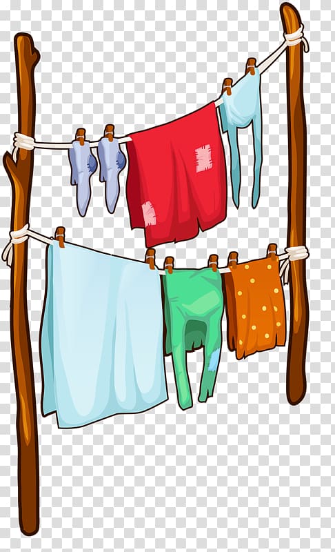 Clothes hanger Clothes line Clothing , Clothesline transparent