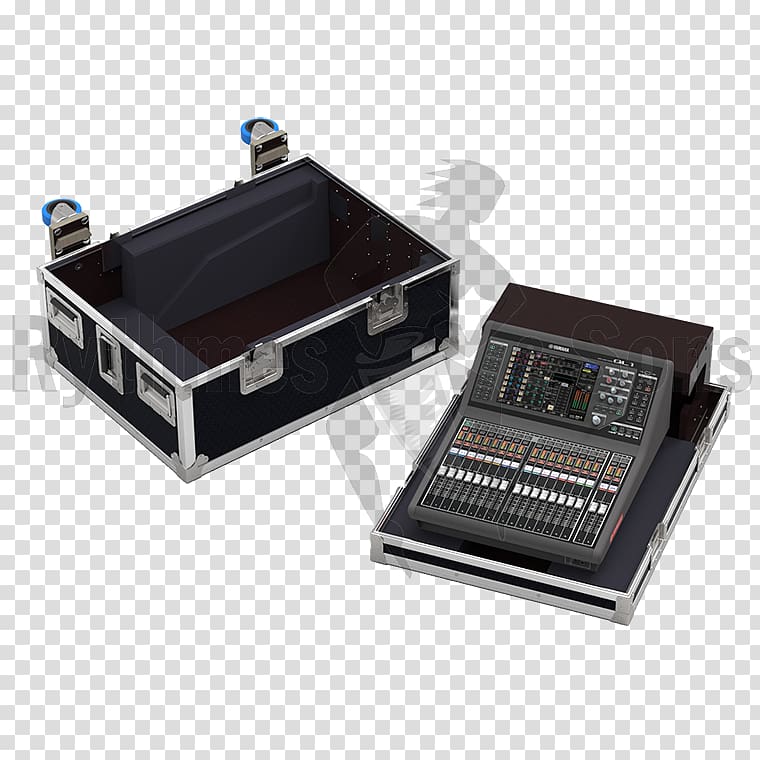 Road case Audio Mixers Yamaha Corporation Yamaha 02R96VCM Yamaha MGP16X, musical instruments transparent background PNG clipart