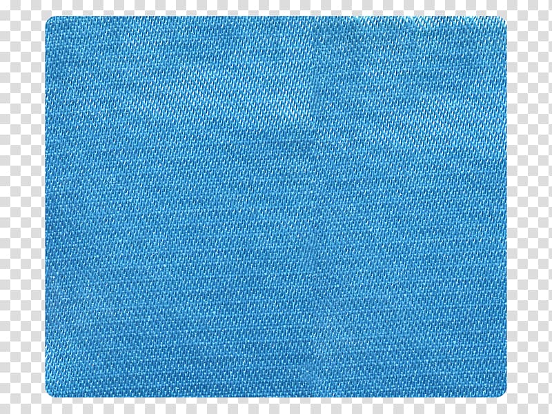 Place Mats Rectangle Turquoise, fabric Swatch transparent background PNG clipart
