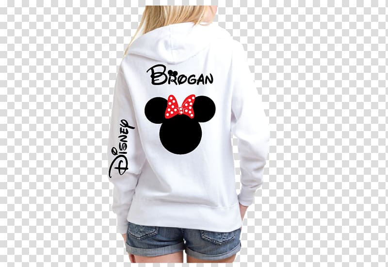 Hoodie Minnie Mouse T-shirt Mickey Mouse The Walt Disney Company, minnie mouse transparent background PNG clipart