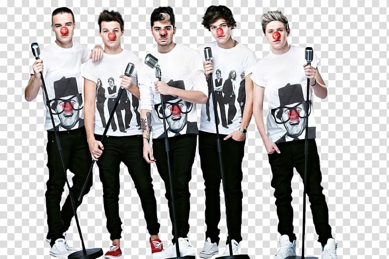 One Direction Red Nose Day 2013 Comic Relief One Way or Another, direction transparent background PNG clipart