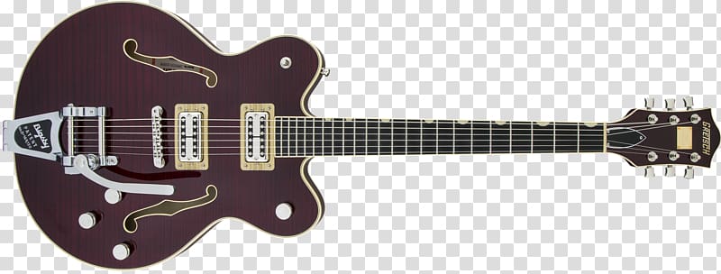 Gretsch Bigsby vibrato tailpiece Electric guitar Semi-acoustic guitar, Gretsch transparent background PNG clipart