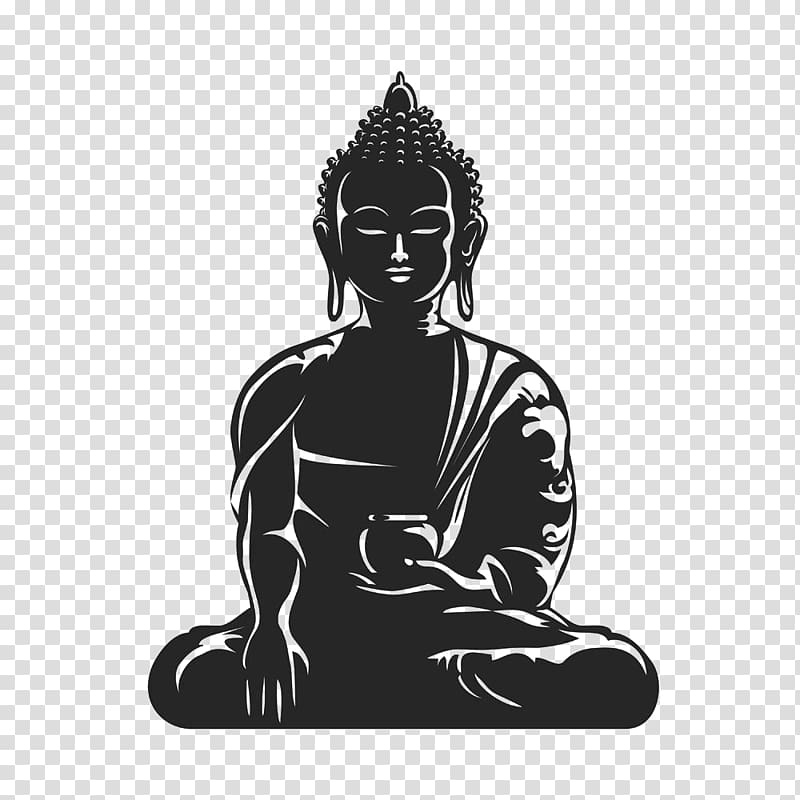 Buddha illustration, Buddhism Buddhist meditation , Cut the Buddha statue transparent background PNG clipart