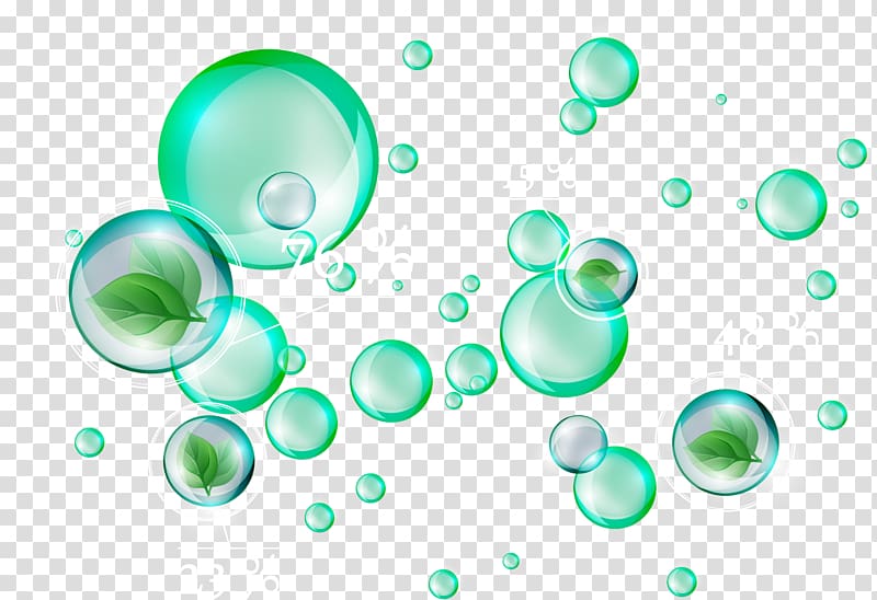green bubbles illustration, Green Bubble, Green fresh bubbles transparent background PNG clipart
