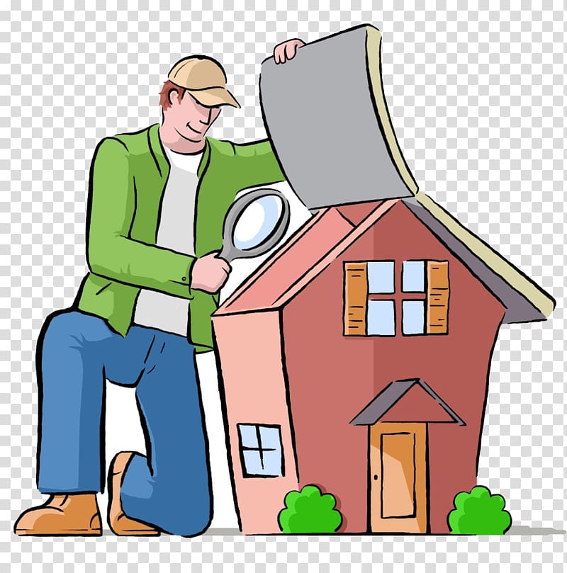 Home inspection House Real Estate Estate agent, house transparent background PNG clipart