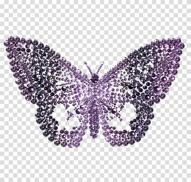 Butterfly Pearl, Purple Butterfly transparent background PNG clipart